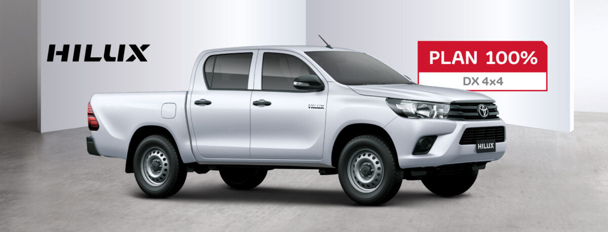 Plan de ahorro Toyota Hilux 100% financiada